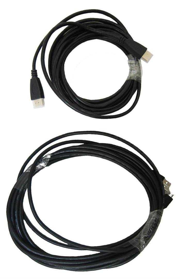 15 Foot HDMI Cable & 15 Feet Long USB Power Cord For NES Classic Mini Edition Video Game Console System