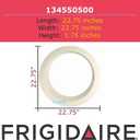 GENUINE Frigidaire 134550500 Door Panel Washing Machine
