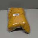 NICETOWN Semi Sheer Curtains Flax Linen Texture, Grommet Retro Window Treatment Linen Weave Vertical Drapes Privacy with Light Filter for Living Room, Citrine, 2 Panels, W52 x L84