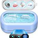 AI Ultrasonic Jewelry Cleaner,50KHz Professional Ultrasonic Cleaner Machine with 304 Stainless Steel for Jewelry, Dentures, Eyeglasses, Rings,Coin, Watch Strap, Hygiene Items