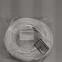 Cat5e Ethernet Cable 100 FT, Long Cat 5e Internet Cable, White Snagless Patch Cord, Flexible, Network, LAN, PoE, Standard RJ45 Connector for PC, Server, Router, Modem, TV, PS5 - with 15 Cable Ties