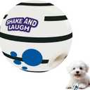 Glow in The Dark Dog Toys Ball, Interactive Dog Ball, Shaking with Gibbering Sound, XS, 2.75 in (7 cm) (Luminous)