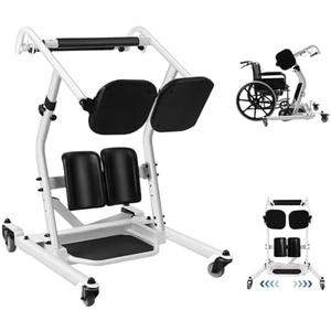 Sit to Stand Patient Lift for Elderly, Stand Assist Lift Aid for Home Care Use, Elderly Lift Assist Transfer Device, Transport Chair Stand Assist for Seniors, Adults & Disabled