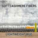 10x14 Area Rugs Washable Rug: Modern Abstract Living Room Rug Soft Anti-Skid Thin Carpet Indoor Floor Non-Shedding Carpets for Bedroom Dining Room Farmhouse Nursery Home Office Blue Multi