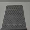YINENN Bath and Shower Safety Mats 40x16 inch, Non Slip with Suction Cups for Bathroom Stall and Tub Floor, Extra Large and Machine Washable, Drain Holes Keep Bathtub Clean, Grey