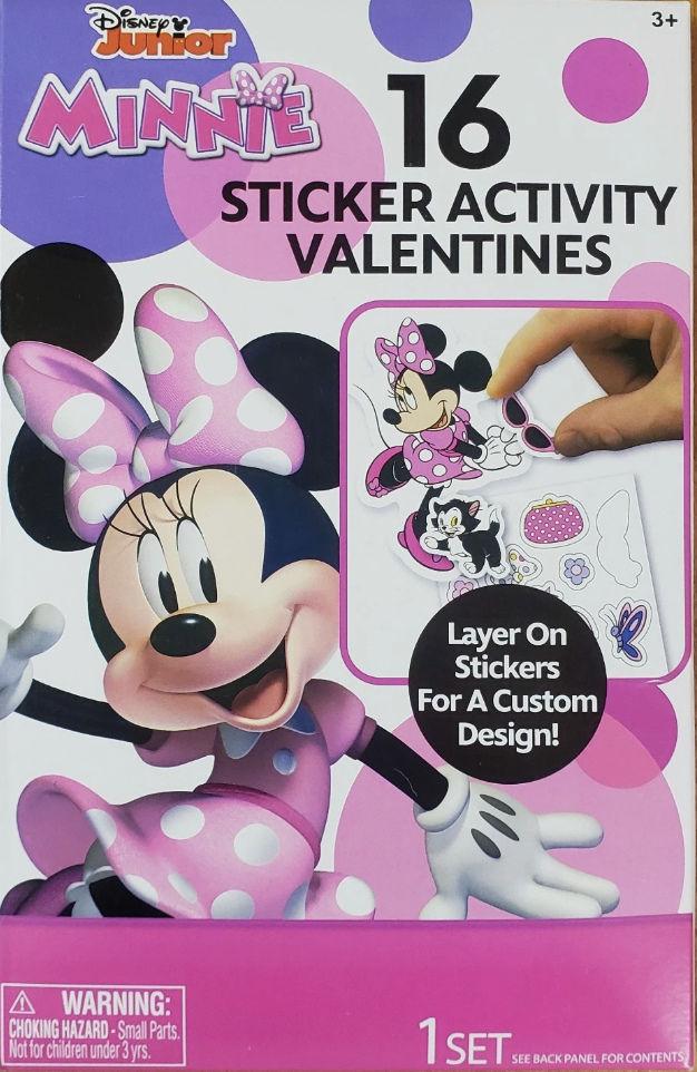 Exchange Cards Sticker Activiti Minnie 2 Pack