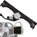 Front Right Passenger Side Power Window Regulator with Motor Assembly Compatible for Fiat 500 1.4L 2012-2019, Replacement 751-649 68070266AC 68070266AD 68070266AE
