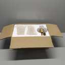 Mid-Century Modern Wall Lights with Crystal Glass Shade, 2-Light Glass Bathroom Vanitys Lights Gold Wall Sconces, Indoor Up Down Wall Mounted Lamps for Living Bedroom Hallway Hardwired (Umbrella)