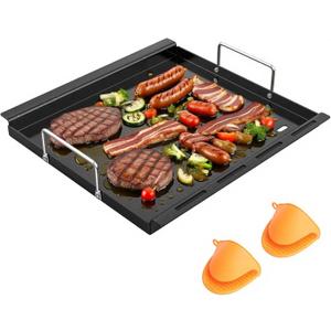 Griddle Inserts Replacement Parts for Charbroil Performance TRU-Infrared/Amplifire 2 Burner 463633316 463655621, Flat Top Griddle Plate for Charbroil Performance 2 Burner 463654022 463655021