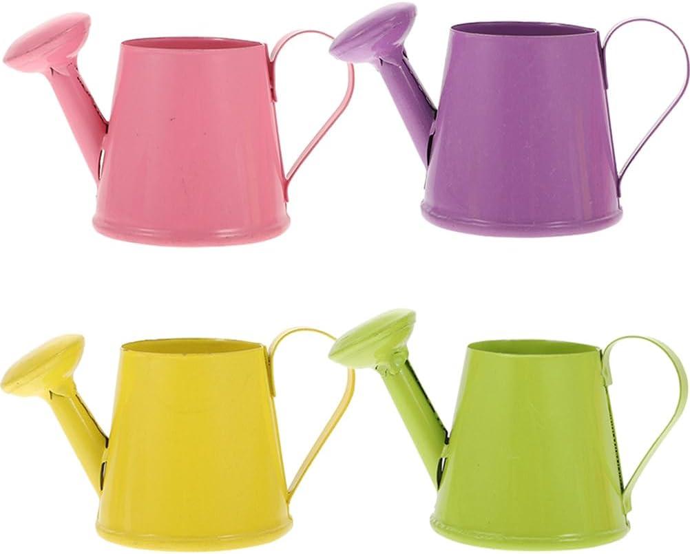 4 pcs Kids Watering Can Garden Watering Kettle Children Outdoor Indoor Decor