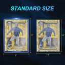 400 Card Sleeves Clear Loads for Cards,3"X4" Baseball Card Protectors,Premium Sleeves for Cards,Hard Plastic Card Holder for Trading Sports Football Game Cards (200 Hard Sleeves+200 Penny Sleeves)
