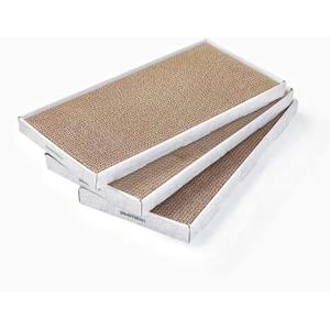 Cardboard Scratcher Pad Scratching Post:Smartbean 3PCS Cat Cardboard,Cat Scratch Pad,Cat Post,Double-Sided Design for Double Life