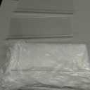 Kathfly 16 Pack 4 x 10 Inch Slatwall Shelves Hanging Accessories Clear Slatwall Shelf Plastic Shelves for Wall, Home Shoe Stores Boutiques Supplies (Clear)