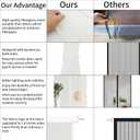 CHIYUNS White Screen Door Mesh Magnetic Closure Heavy Duty 36 x 82 inch, Self Closing Fiberglass Mosquito Net with Magnet for Doors, Bug Fly Screens Curtain for Doorway, Keep Bugs Out, Pet Friendly