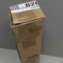 Modern White Curtain Rods for Windows 30 to 56 Inch, 1" Diameter Adjustable Heavy Duty Window Curtain Pole with Matte White End Cap Finials, Decorative Drapery Rods for Living Room, Bedroom