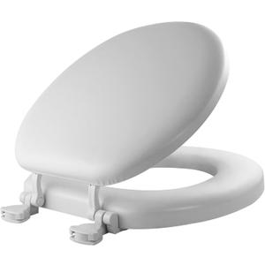 Mayfair 1815EC & 815EC Toilet Seats - Padded, Never Loosens, Easily Removes, Elongated & Round