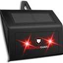 Predator Guard Solar Powered Predator Deterrent LED Light - Scares & Deters Nocturnal Animals Away, Built to Repel Coyote, Fox, Skunk, Bear, Racoon & Wild Creatures - Protect Your Property! 