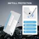 2 x DJ&RPPQ Case for Samsung Galaxy Tab S11 5G 11 Inch 2025 Model (SM-X730/X736B) with Pencil Holder-[Auto Wake/Sleep] Dual Angle Lightweight Trifold Stand Slim Folding Stand Cover - Blue