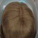 Elailite Human Hair Toppers for Women Real Human Hair Thinning Thin 9 * 12CM Silk Base Clip in Remy Hairpieces Hand-Tied 16 Inch Light Brown