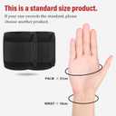 Carpal Tunnel Wrist Brace, Wrist Brace Night Support for Fitness, Weightlifting, Wear Anywhere & Adjustable, For Women Men - Right & Left Hands (2PCS-Black)