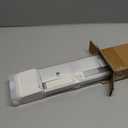 Aluminum Mini Blinds for Indoor Windows Cordless 1In No Holes 100% Privacy Protection L-Shaped Slats Room Darkening Horizontal Window Blinds for Office,Home, White, Custom Size