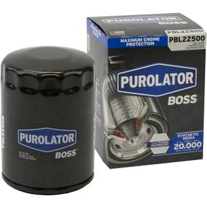 Purolator PBL22500 PurolatorBOSS Maximum Engine Protection Spin On Oil Filter Compatible With Ford F-150, Explorer, Edge, Chevrolet Silverado 1500, Traverse, Tahoe, GMC Acadia, Sierra 1500 and Yukon