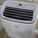 BLACK+DECKER Portable Air Conditioner, 8,000 BTU (3,950 BTU SACC) for Rooms up to 400 Sq. Ft., Portable AC with Follow Me Remote Control and Window Kit, BPACT08WT, White