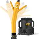 LookOurWay Air Dancers Wacky Waving Inflatable Tube Guy - 7ft Tall Inflatable Advertising Waving Dancing Man with Sky Dancer Blower - Yellow