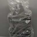 Splash Home Bathroom Door or Hanging from Shower Head Caddy with Two Basket Organizers Plus Dish for Storage Shelves for Shampoo, Conditioner Soaps, 24 x 15 x 12 Inches Black