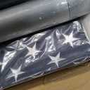 Upgraded 9 Gauge Heavy Duty Flag Pole Kit with 136 LED Ultra Bright Solar Light, 20FT 120 MPH Flagpole for Outside House in Ground, Bottom 3 mm Thick & 3 in Wide, 300D Thick Flag, Silver