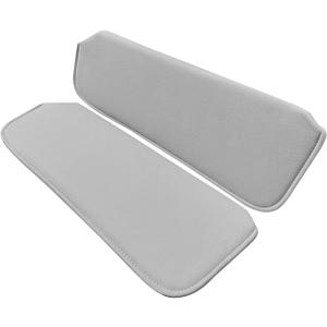 Tokinng Car Sun Visor Pair Grey Fit for Chevy GMC Pickups Truck 1988-1998, Full Size Driver and Passenger Side Sun Visor Replaces 38-2118-LG, SV201-1808, 15963109