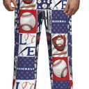 Men's Lounge Pants, Separate Bottoms with Pockets - Funny Pjs for Sleep & Lounging (XXL)