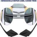 Magimaker 2Pcs Windshield Wiper Cowl Cover Trim 53866-08020 53867-08020 Compatible with Toyota Sienna 2011 2012 2013 2014 2015 2016 2017 2018 2019 2020 Wiper Cowl Trim Panel Fender