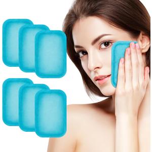 Reusable Small Ice Packs - Hot & Cold Mini Gel Cold Packs for Injuries, Sinus Relief, Tired Eyes, Headaches, First Aid, Pain Relief, Wisdom Teeth, Face - 6 Packs