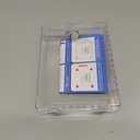 TRJ Large Thermostat Lock Box with Key, Clear Thermostat Cover with Lock for Thermostat on Wall, Lockable Thermostat Lock Box Cover, AC Lock Box Cover with Key Fit Thermostats 4" H x 6" W or Smaller