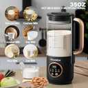 8 in 1 Automatic Nut Milk Maker, 10 Blade 35 oz Homemade Oat, Soy, Plant-Based and Dairy Free Beverages, Almond Milk Maker with Delay Start/Keep Warm/Boil Water, Soy Milk Maker with Nut Milk Bag