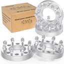 8x6.5 to 8x180 Wheel Spacers 1.5 inch (38mm) for 2001-2009 Chevy Silverado 1500 Suburban Express Avalanche GMC Sierra Savana Yukon 8x165.1 to 8x180 1.5inch Bore 117mm M14x1.5 Studs Wheel Adapter 4PCS