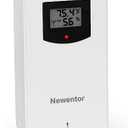 Newentor Indoor Outdoor Wireless Remote Sensor, Temperature and Humidity Meters for Q3/FJ3378, Q5/FJ3383B, Q6