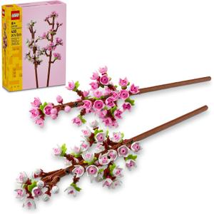 LEGO Cherry Blossom Building Toy for Kids, Girls & Boys, Ages 8+ - Artificial Cherry Blossom Decor for Home & Display - Creative Gift Idea for Plant & Flower Lovers - 40725
