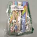 Kids Bamboo Toothbrushes, BPA-Free Soft Bristles, Eco-Friendly Natural Wooden Toddler Toothbrush, 6-Pack Travel Toothbrushes Set for Children