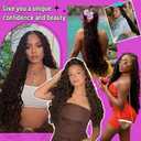 100 Percent Human Boho Braiding Hair Deep Wave Bulk Boho Hair for Braiding Curly Bundles Human Hair for Boho Braids Wet and Wavy Braiding Hair Extension No Weft (24inch,#4 Natural Brown)