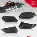 KEMIMOTO X3 Max Lower Doors Compatible with Can Am Maverick X3 Max RS DS 2017 2018 2019 2020 2021 2022 2023 2024 2025