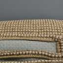 KOZYFLY Extra Long Runners for Hallways 2.6x18 ft Washable Kitchen Runner Non Slip Rubber Backed Hallway Rug Cotton Entryway Runner Rug Floor Carpet for Indoor Hall, Kitchen, Stair, Tan/Orange/Brown