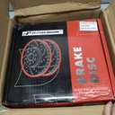 A-Premium 10.50 Inch (266.7mm) Front Drilled and Slotted Disc Brake Rotors
