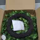 20 inch Artificial Boxwood Wreath for Front Door, Greenery Spring Summer Wreath for All Seasons with SashSt Patrick's Day Decoration, Farmhouse, Garden, Wedding, Indoor & Outdoor