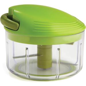 Kuhn Rikon Pull Chop Chopper/Manual Food Processor with Cord Mechanism, Green, 2-Cup