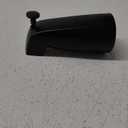 Dreyoo Universal Bathroom Tub Spout Compatible with Westbrass E531D-1F-62, Fits 4 Inch Reach Wall Front Mount Tub Spout with Shower Diverter 1/2'' IPS Inside Thread Bathtub Faucet(Matte Black)