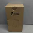 SimplyImagine Safety Glasses Holder Wall Mount Dispenser Bin - Clear Acrylic Top-Loading Organizer - Tabletop & Wall-Mounted Safety Glasses Dispenser - Slanted Tray for Industrial, Lab, Dental Use