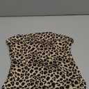 SUUKSESS Women Sexy Tube Top Summer Y2K Going Out Double Lined Basic Tank Top (Small, Leopard)