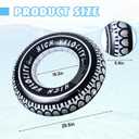 Inflatable Tire Pool Float for Adults Inflatable Giant Tire Tubes Tire Swimming Ring Tires Party Decoration for Swimming Pool Lake Ocean
